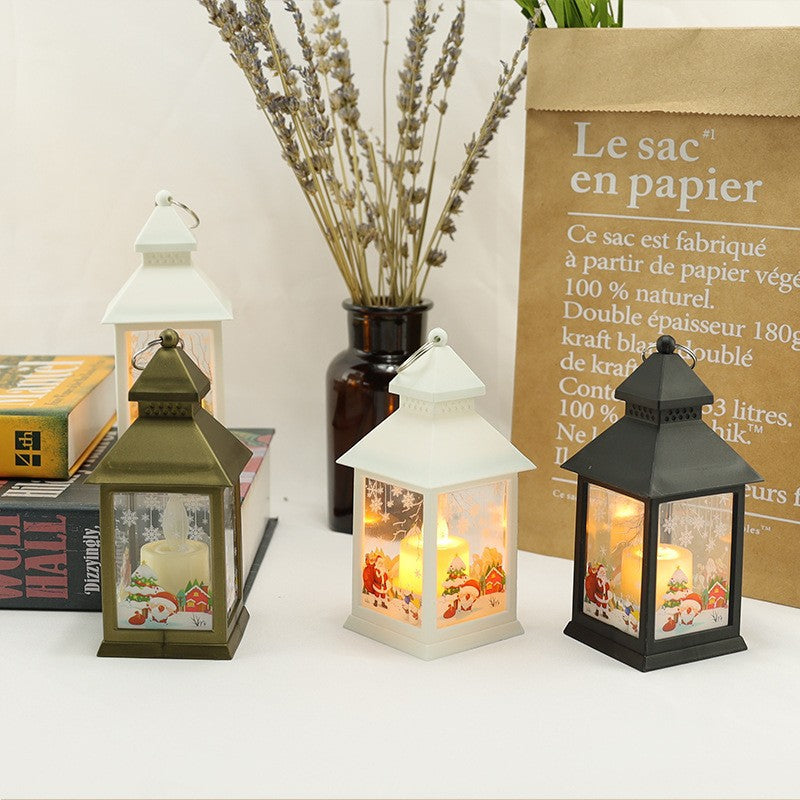 Christmas Decoration Luminous Candlestick Lamp Ornaments